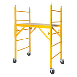 640 Elite Scaffolds 640EL W/PC5B-S Nu-Wave Scaffolding Systems Complete Scaffold With 5 in. Silver Line Casters