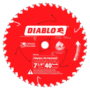 7-1/4 in. x 40 Tooth Finish Saw Blade - 15 per Order - Diamond Tool Store