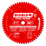 7-1/4 in. x 56 Tooth Carbide-Tipped Saw Blade for Metal - 8 per Order - Diamond Tool Store