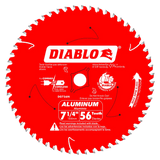7-1/4 in. x 56 Tooth Thick Aluminum Cutting Saw Blade - 8 per Order Diablo Tools