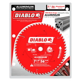 7-1/4 in. x 56 Tooth Thick Aluminum Cutting Saw Blade - 8 per Order Diablo Tools