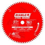 7-1/4 in. x 70 Tooth Carbide-Tipped Saw Blade for Metal - 8 per Order - Diamond Tool Store