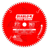 7-1/4 in. x 70 Tooth Carbide-Tipped Saw Blade for Metal - 8 per Order Diablo Tools