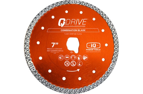 7" Q-Drive Combo Blade - Diamond Tool Store