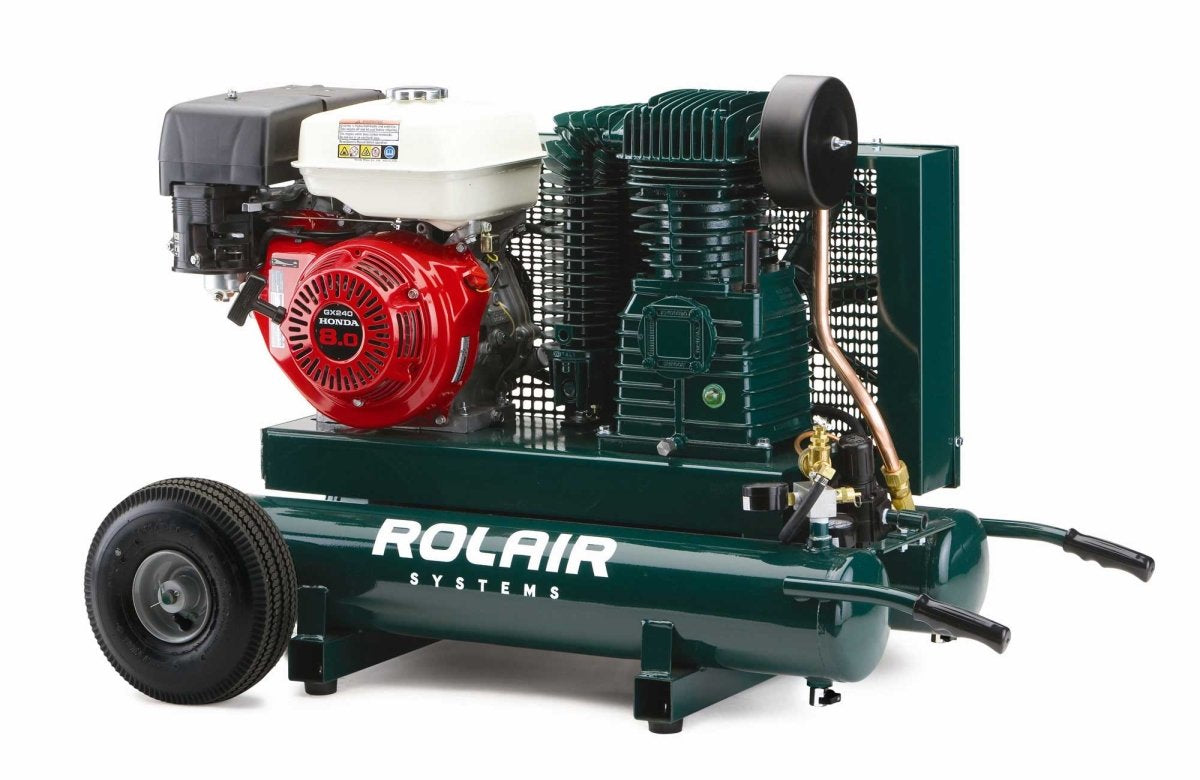 7722HK28 Wheeled Gas Air Compressors | Rolair | Air Compressor ...