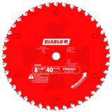 8-1/4 in. x 40 Tooth Finishing Saw Blade - 8 per Order Diablo Tools
