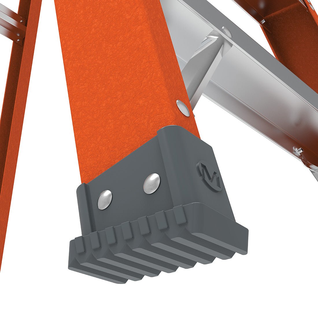 8′ Buildman™ Fiberglass Stepladder MetalTech