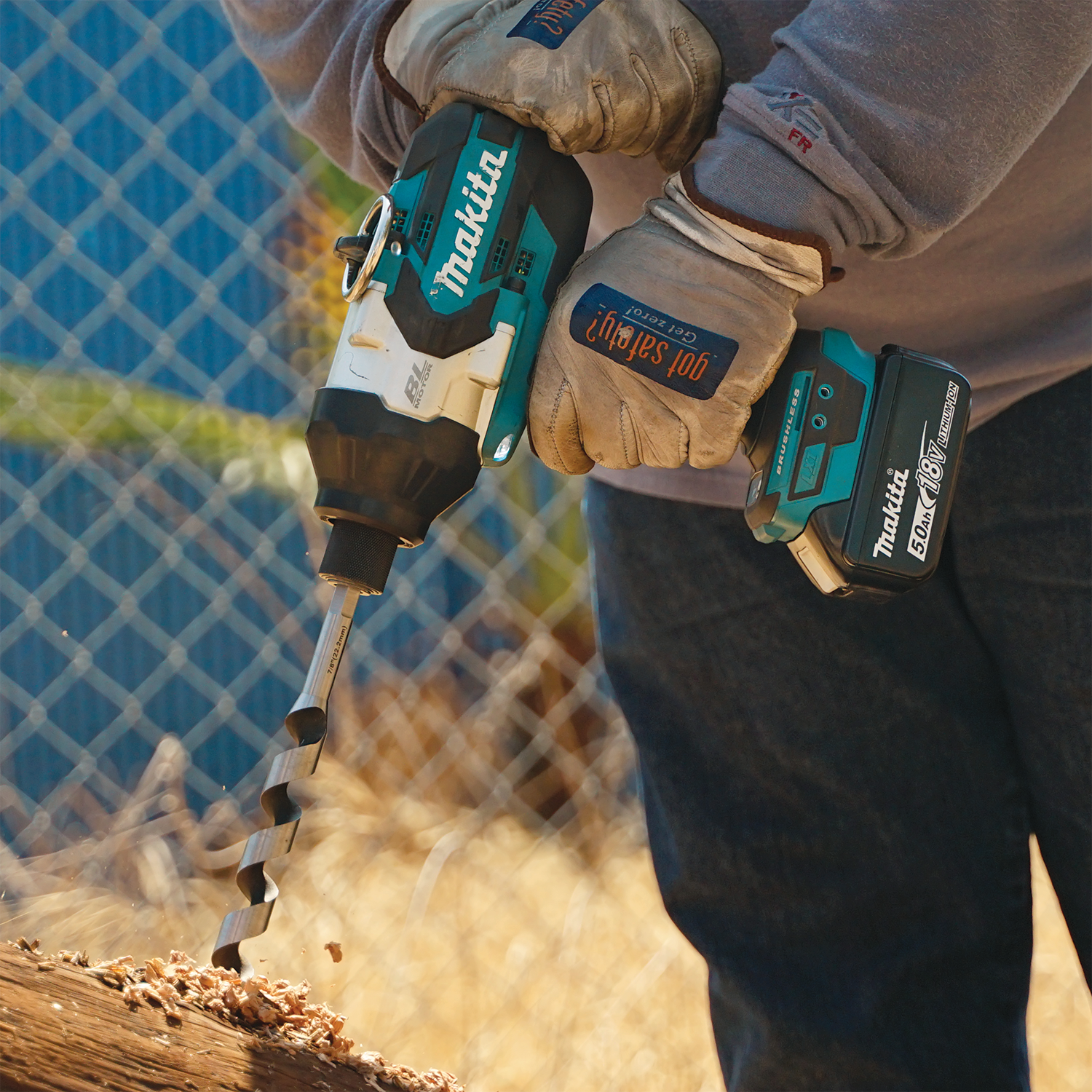18V LXT® Lithium‑Ion Brushless Cordless High‑Torque 7/16" Hex Impact Wrench Makita