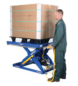 Electric Hydraulic Scissor Lift Tables - Partially Stainless Steel Vestil