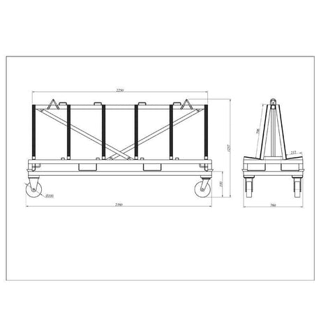 Aardwolf Demountable A Frame 2350PC Aardwolf