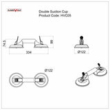 Aardwolf Double Suction Cup Aardwolf