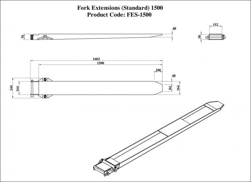 Aardwolf Fork Extensions (Standard) - Pair - Diamond Tool Store