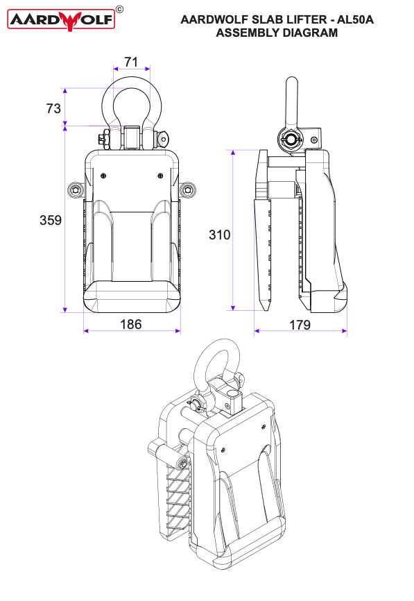 Aardwolf Lifter 50 Automatic with Rollers Aardwolf