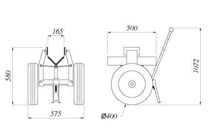 Aardwolf Self-Locking trolley SL-155 Aardwolf