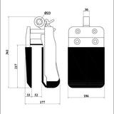 Aardwolf Slab Lifter 50 with Rollers Aardwolf