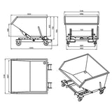 Aardwolf Waste Bin 620PC Aardwolf