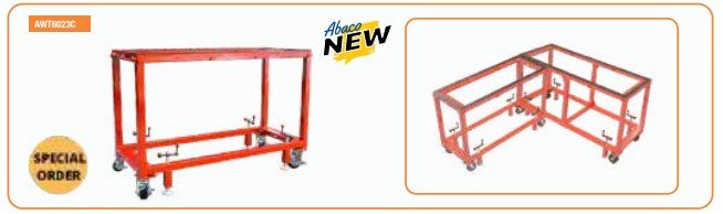 Abaco Heavy Duty Work Table With Casters