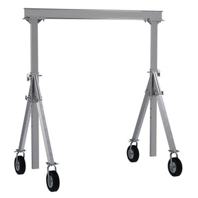 Adjustable Height Aluminum Gantry Cranes with Pneumatic Caster Vestil