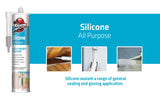 All Purpose RTV Silicone 300 ml (10.1 FL Oz.) - Case of 12 Kraken Bond