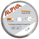 Alpha Katana Diamond Blade DPT150 Alpha Tools 6"