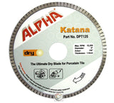 Alpha Katana Diamond Blade DPT125 Alpha Tools 5"