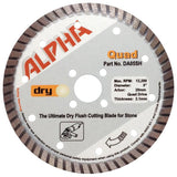 Alpha Quad Turbo Diamond Blade DA04AH Alpha Tools 4"