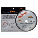Alpha Quad Turbo Diamond Blade Alpha Tools
