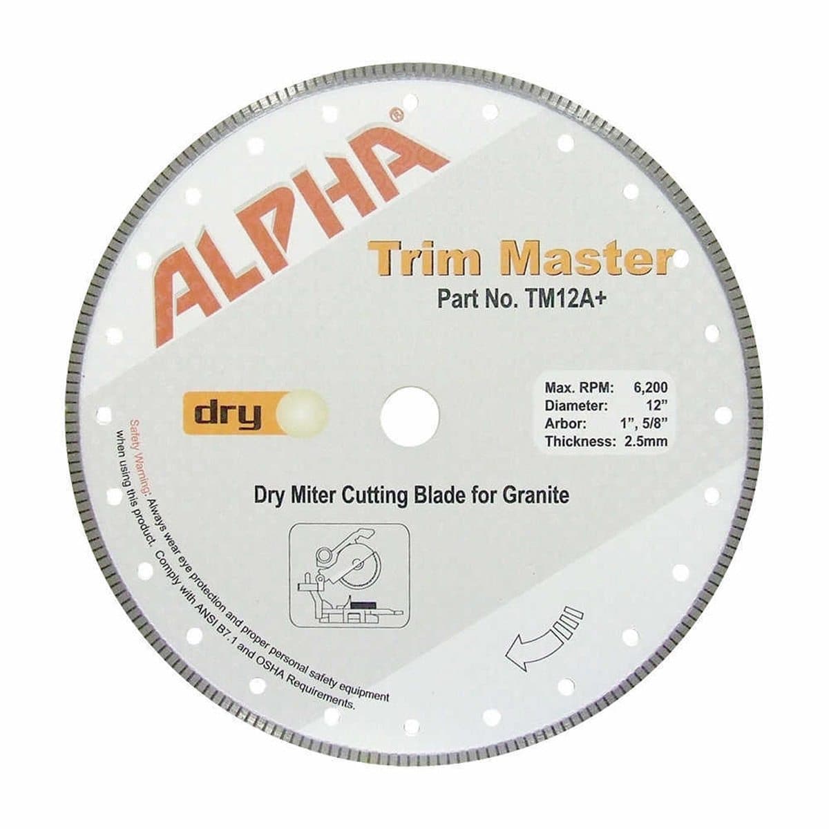 Alpha Trim Master Blade - Diamond Tool Store