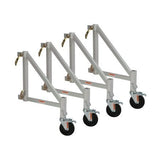 ALU Series™ 6’ Baker I-CAISO4 MetalTech Set Of 14” Outriggers With Casters