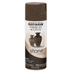 American Accents Stone Spray Paint - 12oz (6 Count) 342731 Rust-Oleum Mineral Brown