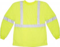 ANSI Class 3 Long Sleeve Lime Tee Shirt (12 Count) - Diamond Tool Store