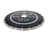 Archon 2 Blade for cutting Quartzite, Quartz, and Granite on Blue Ripper Sr. Rail Saw Dia Plus