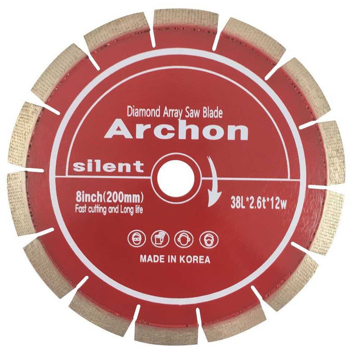 Archon 8" Silent Blade for Blue Ripper Junior Saw - Sale - Diamond Tool Store