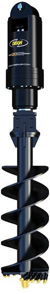 Digga Heavy-Duty Auger Drives for 18-30T Excavators 20DDS-7 Digga Single Speed – High Flow (100mm Shaft) 19,448 ft.-lbs. N/A (Auger Drive Only)