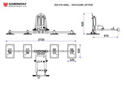 AVLP4PRO-500L Vacuum Lifter - Aardwolf