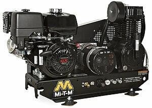 Base-Mount Air Compressor and Generator Combo Mi-T-M