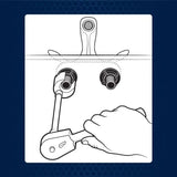 BasinBuddy™ Universal Faucet Nut Wrench - Case of 3 Superior Tool