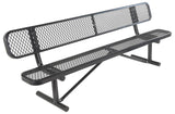 Benches - Steel Mesh BEN-MX-72-BK Vestil 72" Length Black
