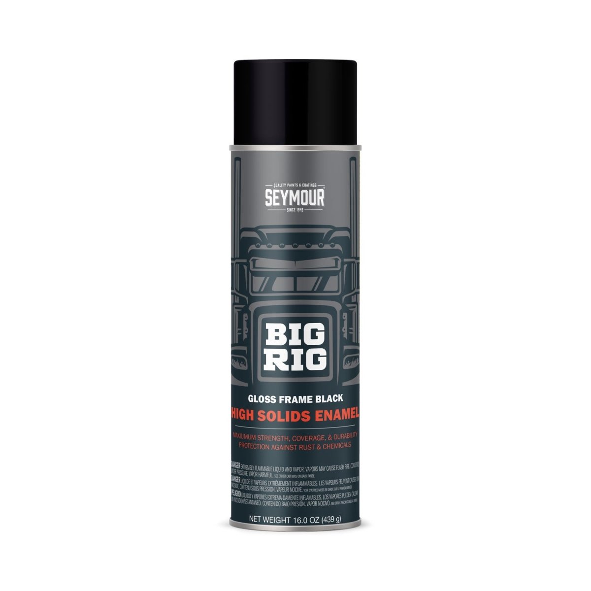 Big Rig Professional Coatings - Case of 6 20-1615 Seymour Gloss Frame Black