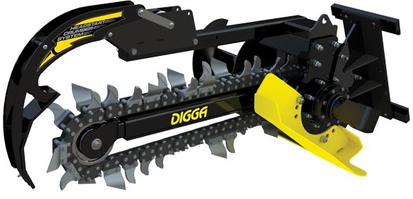 Digga Bigfoot Trencher | Excavator Trencher | Skid Steer Trencher
