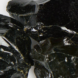 Black Landscape Glass LBLACKZL-50 American Specialty Glass 50 Lb. Large (1" - 2")