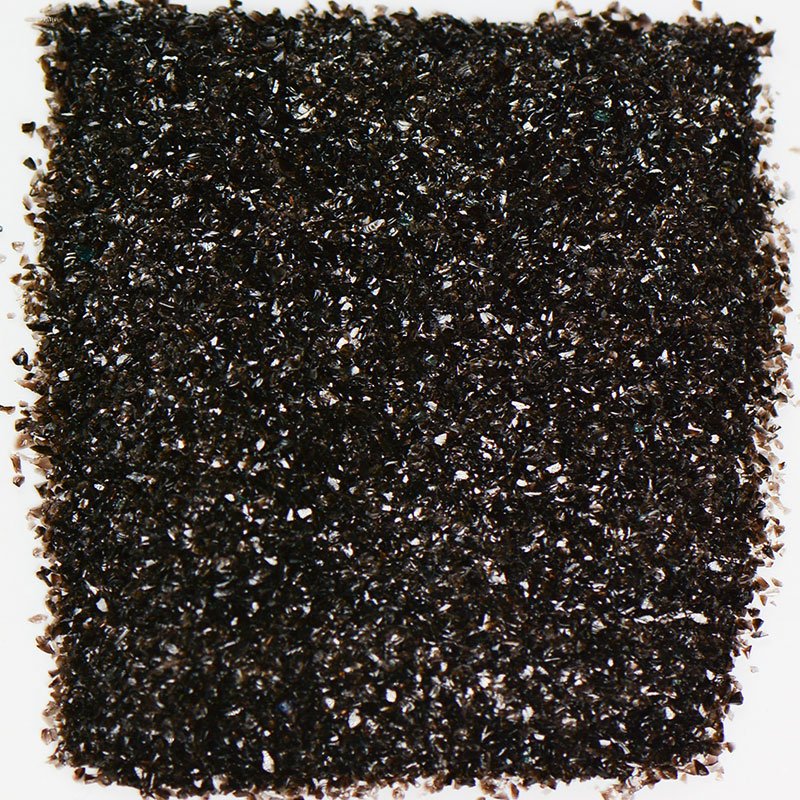 Black Terrazzo Glass TBLACKZZ-1 American Specialty Glass 1 Lb. # 00 (1/32" - 1/16")