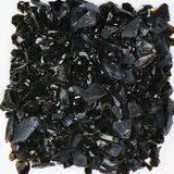 Black Terrazzo Glass TBLACKZ1-1 American Specialty Glass 1 Lb. #1 (1/8" - 1/4")