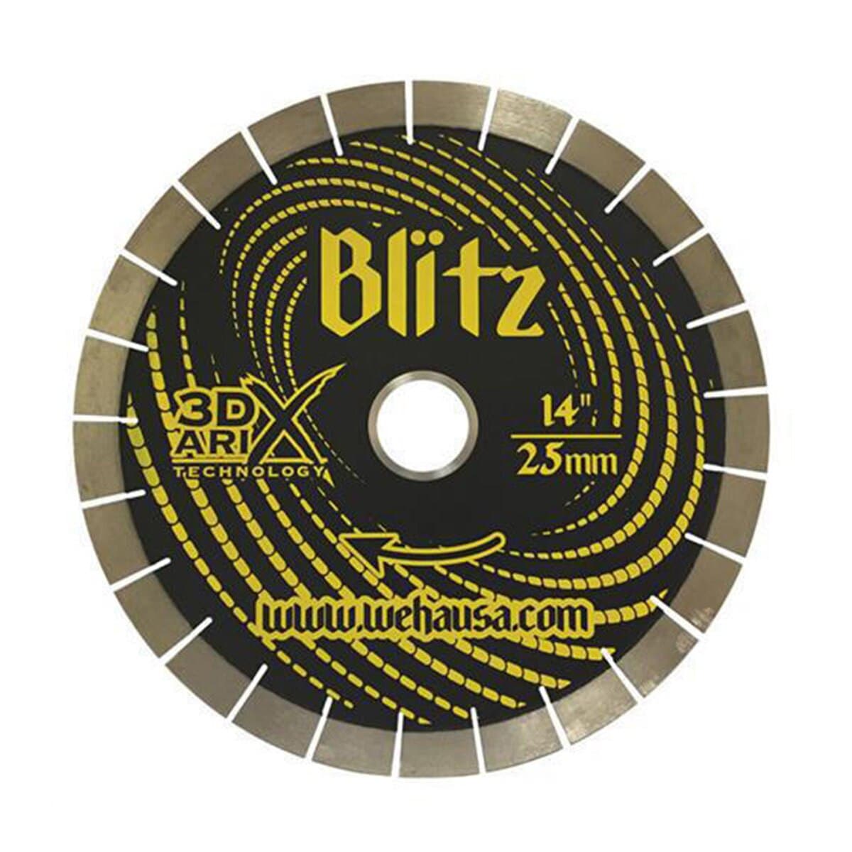 Blitz 18" X 25mm 3DX ARIX Technology Bridge Saw Blade - Diamond Tool Store