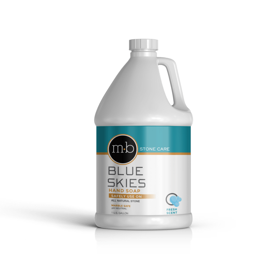 Blue Skies Marble Safe Hand Soap - MB Stone Care