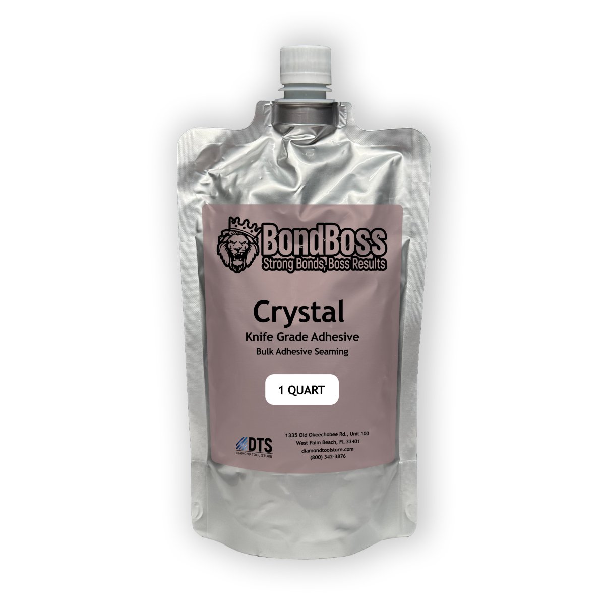 BondBoss™ Crystal Knife Grade Adhesive | Water Clear Stone Glue