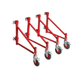 Buildman™ 6' Portable Scaffold I-BM6O4 MetalTech Set Of 4 Outriggers W/ Casters