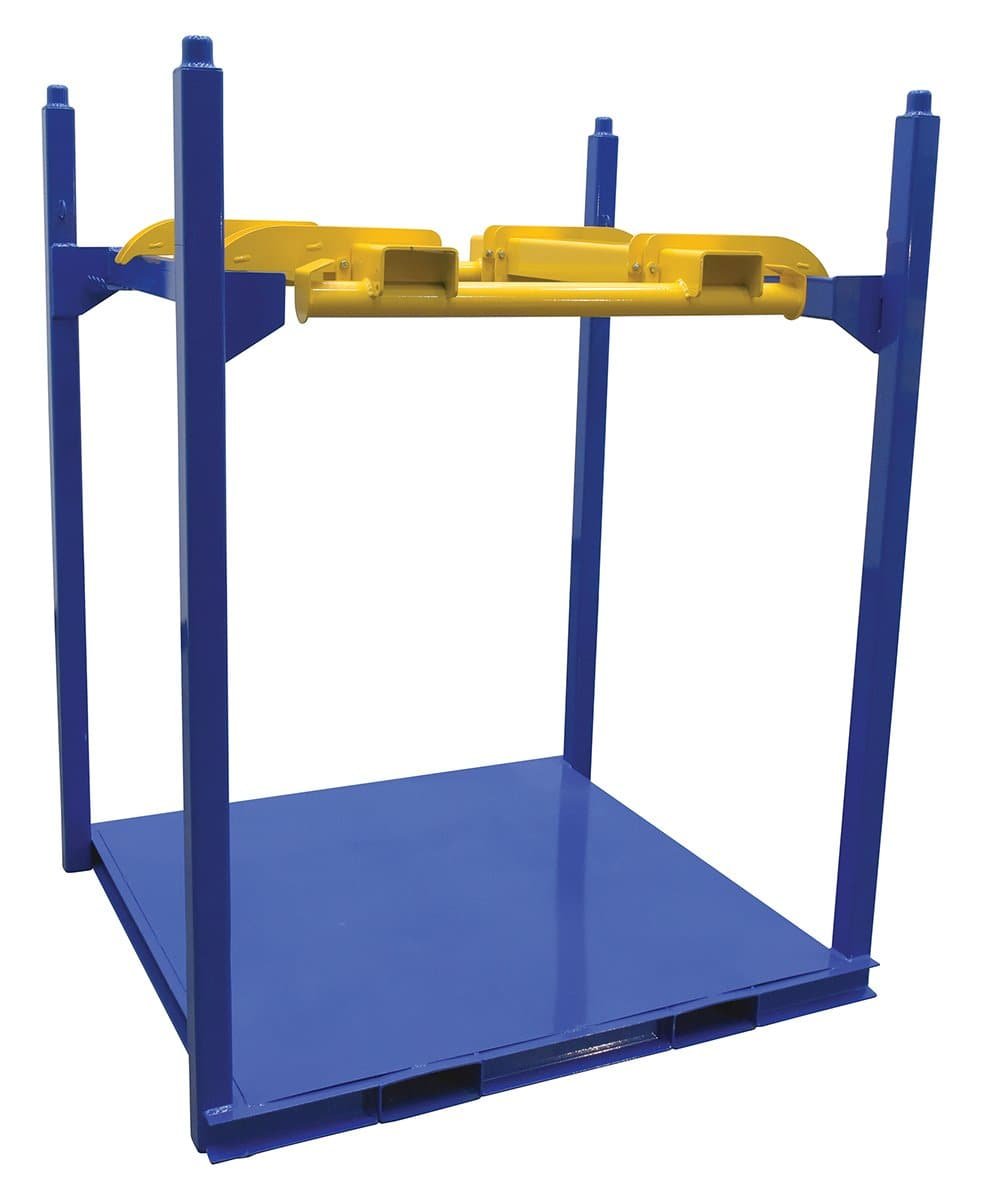 Inventory Rack Lifter Bulk Bag Lifter & Rack | Fork Lifting Hooks | Lifting Hooks | Vestil ...