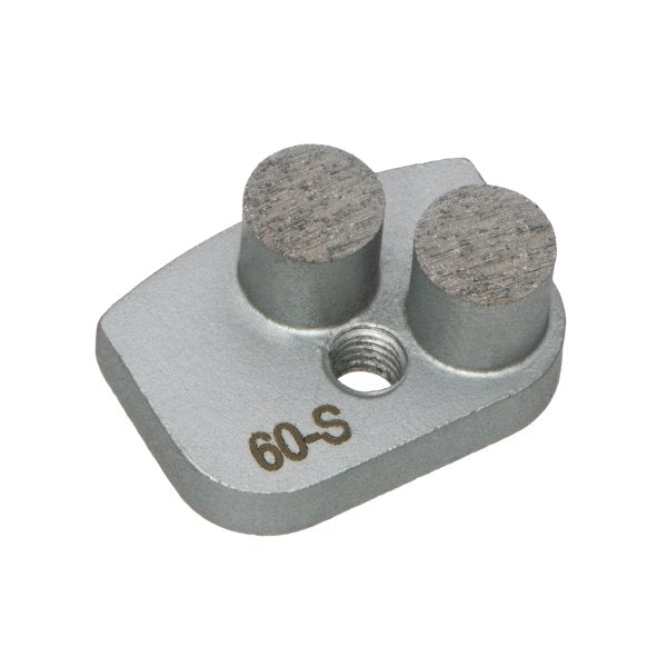 Button 60/80 Grit Soft Bond – 14 X 12Mm-9 Segments - Diamond Tool Store