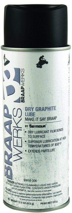BW16-306 Braap Dry Graphite Lube - Pack of 6 Seymour